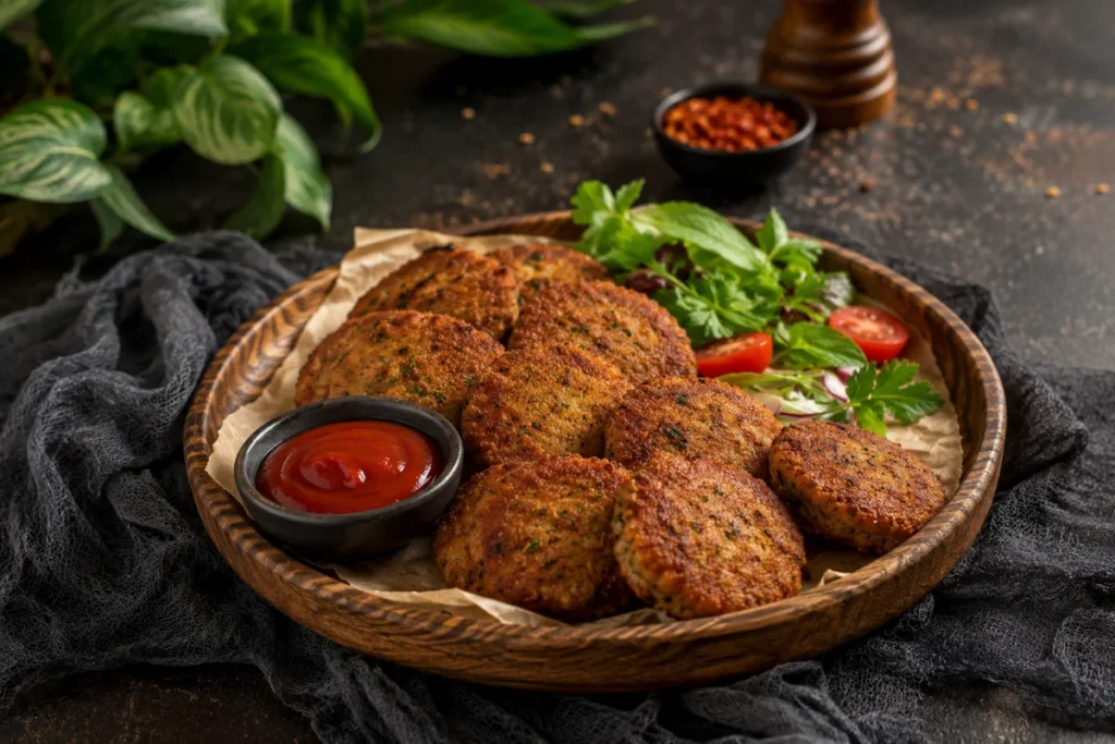 کتلت گوشت یا مرغ