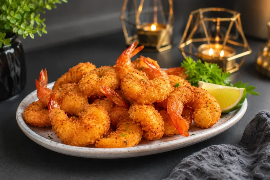 میگو سوخاری با هواپز